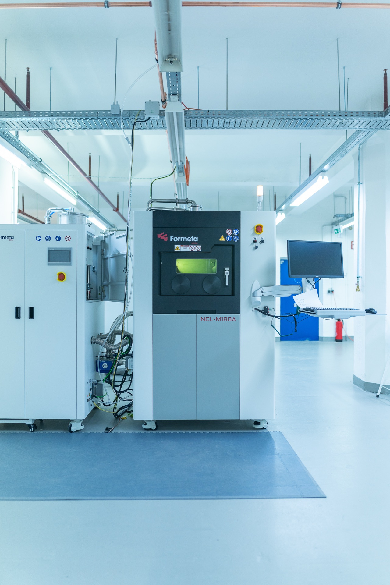 Formeta 3D-Metalldrucker NCL-M180A in der Produktion